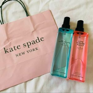⭐️SOLD⭐️Kate Spade fragrance spray set